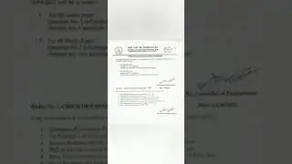 CRSU Exam Pattern for B.ed 2022