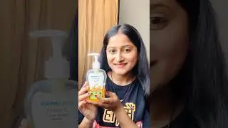 Mamaearth Vitamin C face wash Review ✨ #shorts #akshadasworldmahi