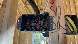 Loose Junction Box, pre-drywall inspection #homeinspection #electrician ￼#predrywall