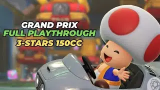 Mario Kart World Grand Prix FULL GAME - Toad [Switch 2 | 4K 60FPS | 3-Stars]