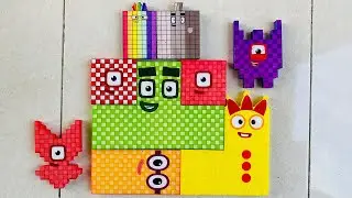 Looking for BIG Numberblocks Puzzle Hundred 100 200 300 400 - Numberblocks DIY Satisfying Video