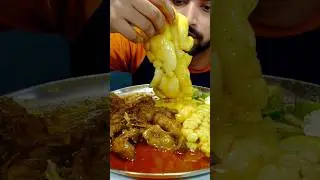 Bakre ke charbi 🔥 Eating #shorts