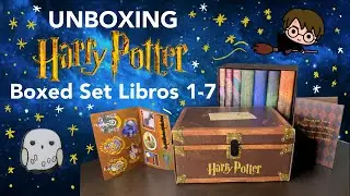 Unboxing Boxed Set con los 7 libros de Harry Potter