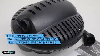 PondMAX EURO Series FP Pump featuring all sizes!