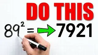 Square ANY Number in 3 Seconds | Mental Math Trick 2025-I