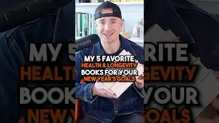 5 of my favorite health and longevity books to keep you on track for your New Year&rsquo;s goals in 2025!