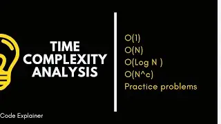 Time complexity Analysis || interview preparation || practice problems