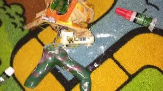 Restoring old broken Crawling Action Heroes Army men and firefighters