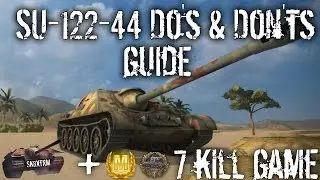 Су-122-44 &laquo;Злая машина&raquo; &mdash; что делать и чего не делать &mdash; Wot Blitz