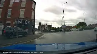Why You Look Before Pulling Out On A Roundabout. UK Bad Drivers, Road Rage, observations.