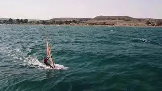 Покатушки на Кипре с дрона, windsurfing in Cyprus ( drone)