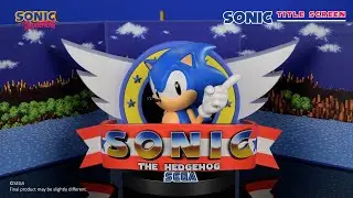 F4F Presents - Sonic The Hedgehog - Sonic Title Screen