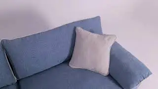 Luxurious Versatile 2-Seater Modular Sofa-Blue
