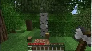 Обзор мода для Mincraft [Timber Mod!]
