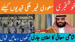 Good News Saudi announces royal amnesty for foreign prisoners .