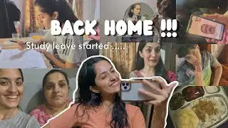 Im back home • study leave started  🏡📚🙇‍♀️