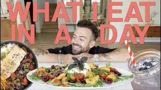 Healthy Meal Ideas (nothing but goodness) | burrata salad, salmon bowl, and smoothie