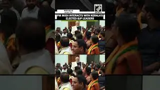 PM Narendra Modi interacts with elected BJP local body members from Kerala at Lok Kalyan Marg