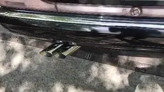 Mercedes benz W140 S500 V8 Brabus muffler sound Выхлоп брабус рычит