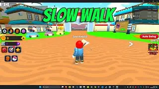 How To Walk Slowly in Roblox PC