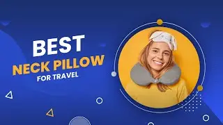 Best neck pillow for travel || Sleepsia travel pillow with memory foam || travel neck pillow ||