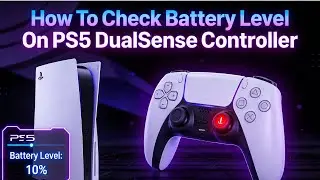 How To Check Battery Level On PS5 DualSense Controller