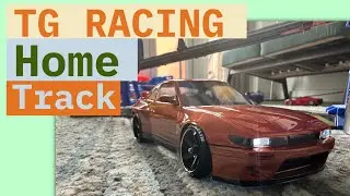 TG Racing 1/24 RWD drift car | Home track test