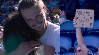 Alexander Zverev&rsquo;s Viral Reaction to On-Court Proposal