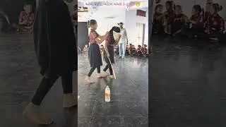 Can you hit a bottle while blindfolded? 😱Blindfold Bottle Hit Challenge 😍