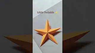 3D Origami Star Made from Sticky Notes 🌟 | Easy Paper Craft #papercrafttutorial #diy
