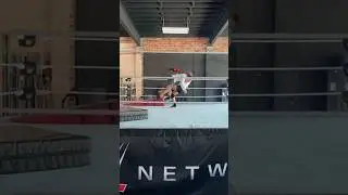 Float Over DDT on Malik @ Black and brave academy 6.28.21 #wweid #wwe #wwenetwork #sparring #ddt