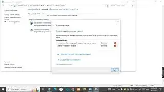 THE WiFi ADAPTOR DISABLED Problem