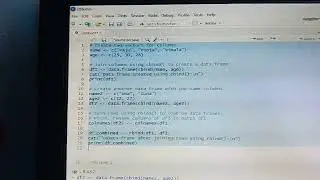 How follow column bind and row bind in R