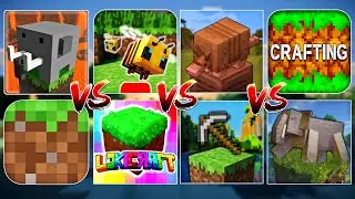 Craftsman VS Minecraft PE VS Mastercraft 2024 VS Crafting and Building VS Lokicraft UPDATED VS GAMES