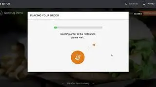 Demo showing QuestTag Dispatch with Gloria Food