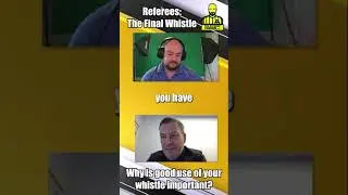 Clattenburg on why using your whistle well is important for a referee