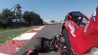 SIMA practice on our Italkart Laguna chassis with a TM KZ R1 engine