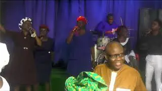 Dr Tolu ministration at the 25th anniversary of lighthouse of grace int'l ministry
