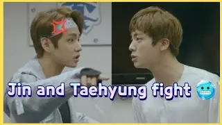 Jin and Taehyung fight 🥶 BTS fight #bts #jin #taehyung  #army @BEBEST-with-BTS