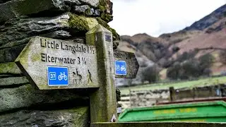 Walking in the Langdales - Hodge Close Quarry and Cathedral Cavern with a Cockapoo.