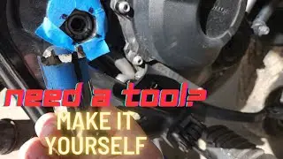 How To: Make Your Own FREE Motorcycle Swingarm Lock Nut Socket Tool (DIY, Save $$$)