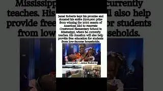 🏆 $500K for Kids! Jamal Roberts Changes Lives 📚✨#shortsfeed#trending