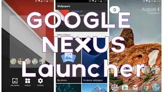 Install the new leaked Google Nexus launcher