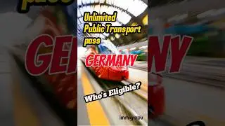 Unlimited Travel Pass in Germany | Public Transport Tips | Everyone can use it #immigroov