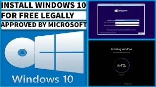 Install Windows 10 For Free - Download iso From Microsoft & Create Bootable USB or DVD
