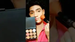 male to female transformation self makeup jishnuvijayan ❤❤❤😳😉