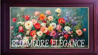 Bloomcore Elegance 🌷 | Framed Digital TV Art &ndash; 3 Hours