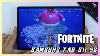 SAMSUNG TAB S11 5G Fortnite Gaming Test | Dimensity 9400+ | 120Hz Display