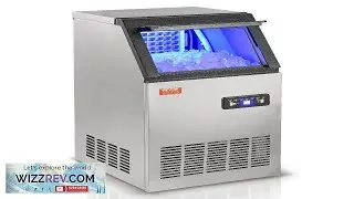 VEVOR Commercial Ice Maker 100 lbs 24H Ice Maker Machine 45 Ice Cubes