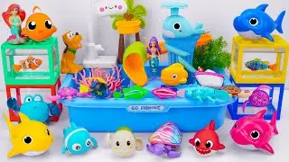🦈toy asmr🦈 Ultimate ZURU Robo Alive Fun Water Park With Slider ✨ Review Toys (No Talking)